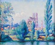 Helge Johansson Mantes, France oil painting reproduction